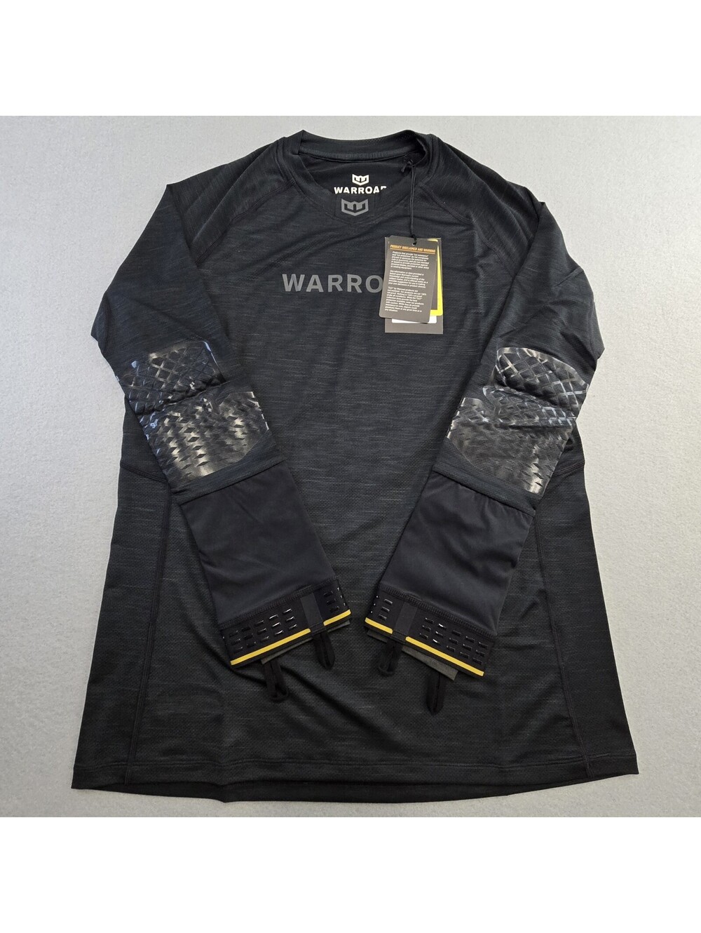 Warroad Tilo Padlock Pro Stock Cut Resistant Hockey Base Layer Top M Black NWT